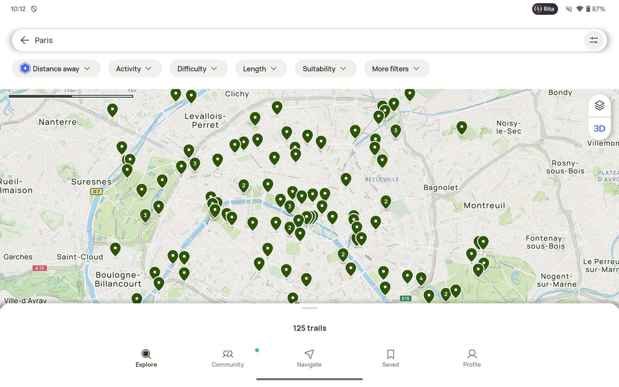 pixel tablet alltrails app повноекранний пейзаж
