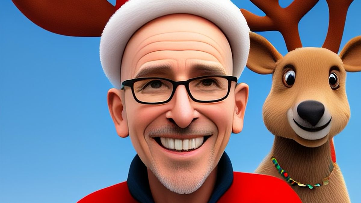 Я використовував Apple Image Playground, щоб надіслати привітання зі святом штучного інтелекту всій своїй родині, і вони були дуже збентежені
