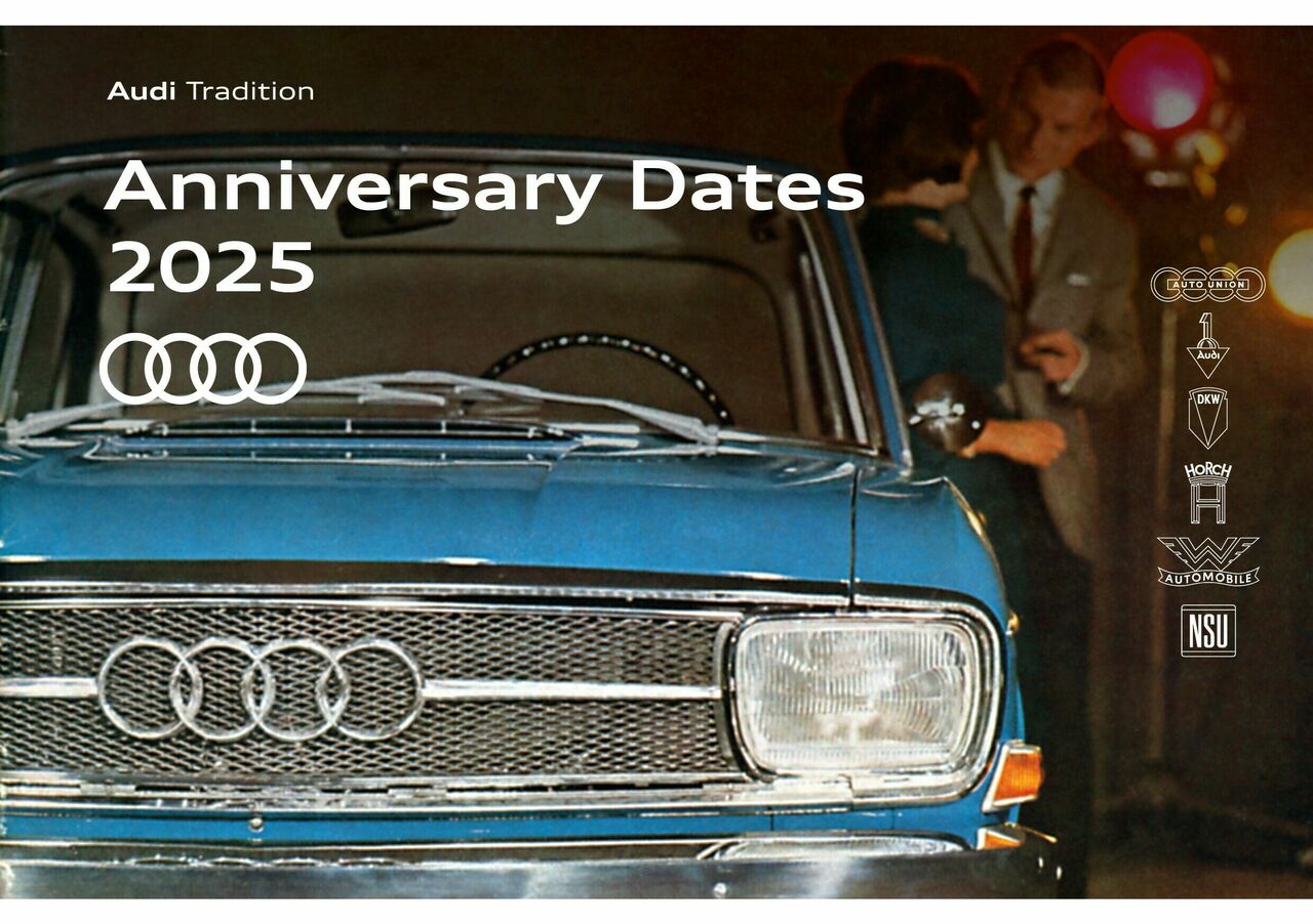 Audi Tradition для відзначення численних ювілеїв у 2025 році
