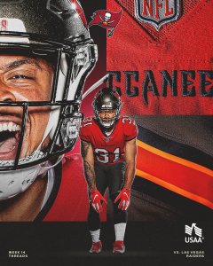 Знакова олов’яно-червона форма Tampa Bay Buccaneers / через buccaneers.com