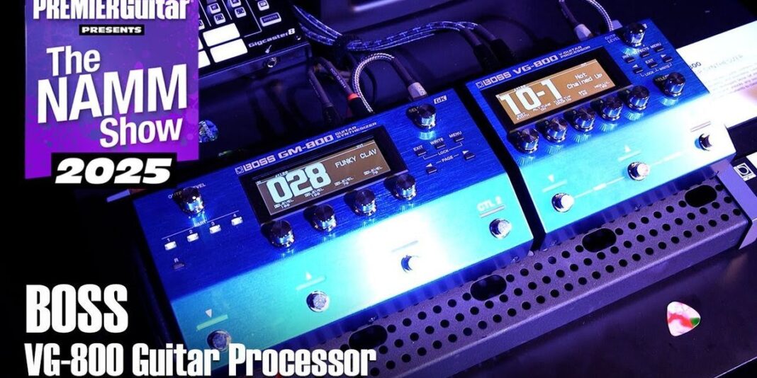 Розв’язати звук вбивці з гітарним процесором Boss VG-800
