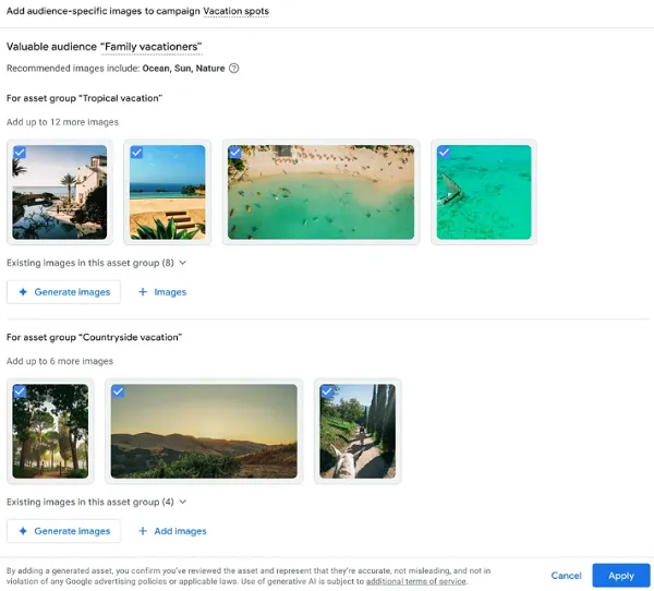 Google AI Generation Generation