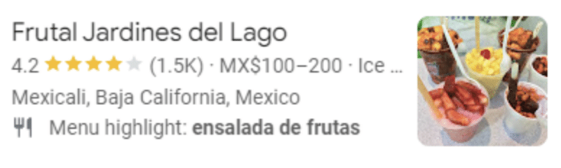 Виділення меню висвітлюють обґрунтування