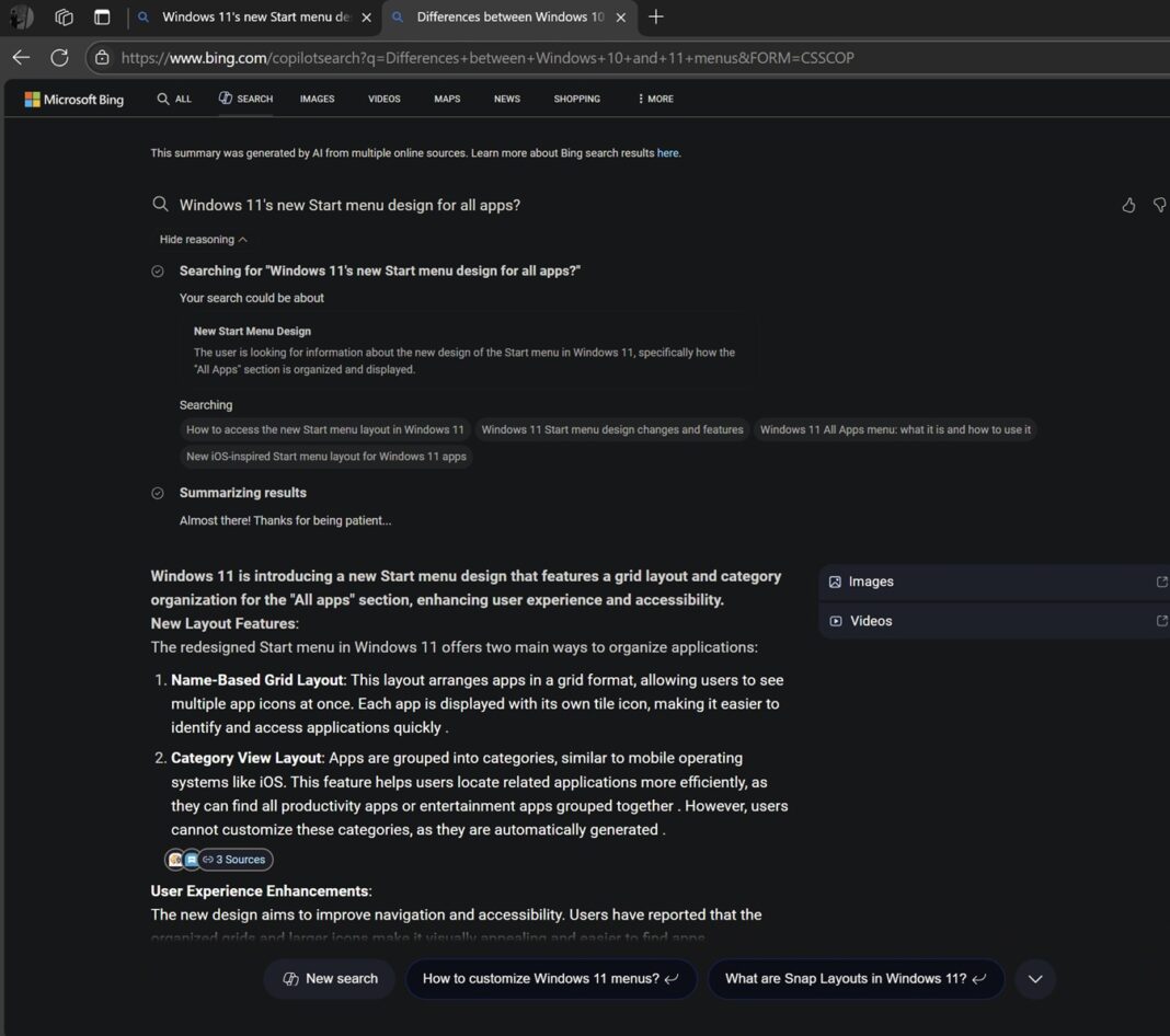 Microsoft слідкує за кроками Google з новим режимом пошуку Copilot
