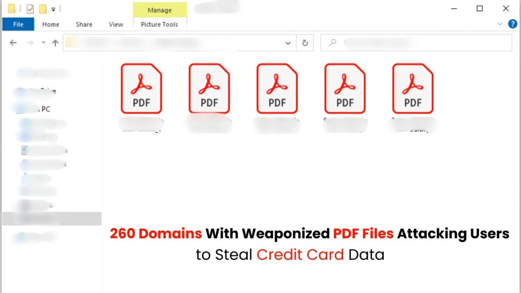 260 доменів, що розміщують 5000 озброєних файлів PDF, що атакують користувачів
