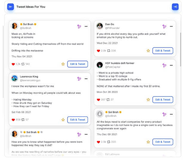 AI Соціальні помічники: Tweetlio
