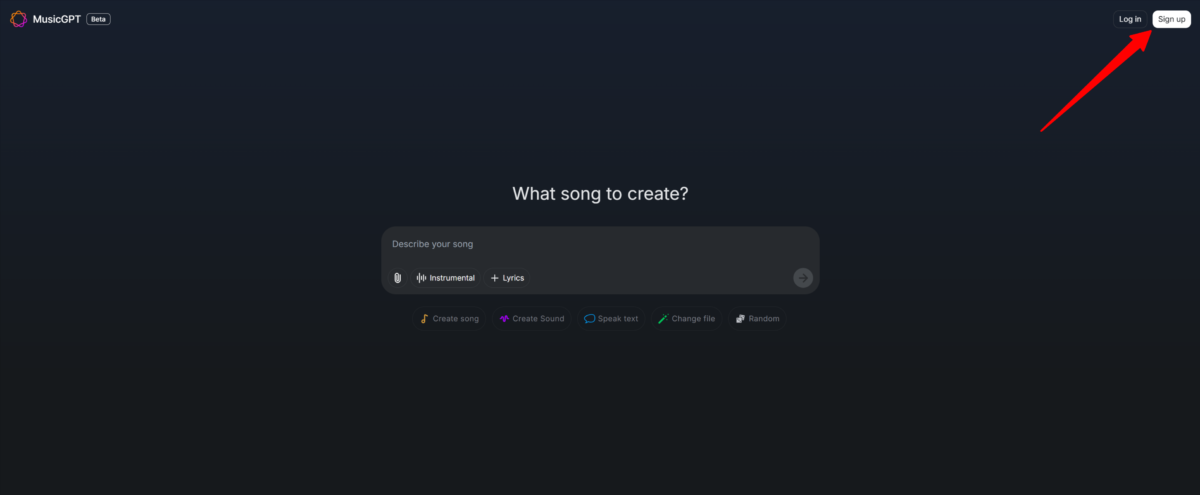 Підписання на MusicGpt.