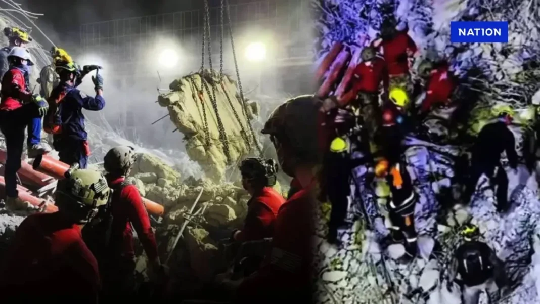 Рятувальники посилюють зусилля, як плач про допомогу, почуті під руйнованим будівлею
