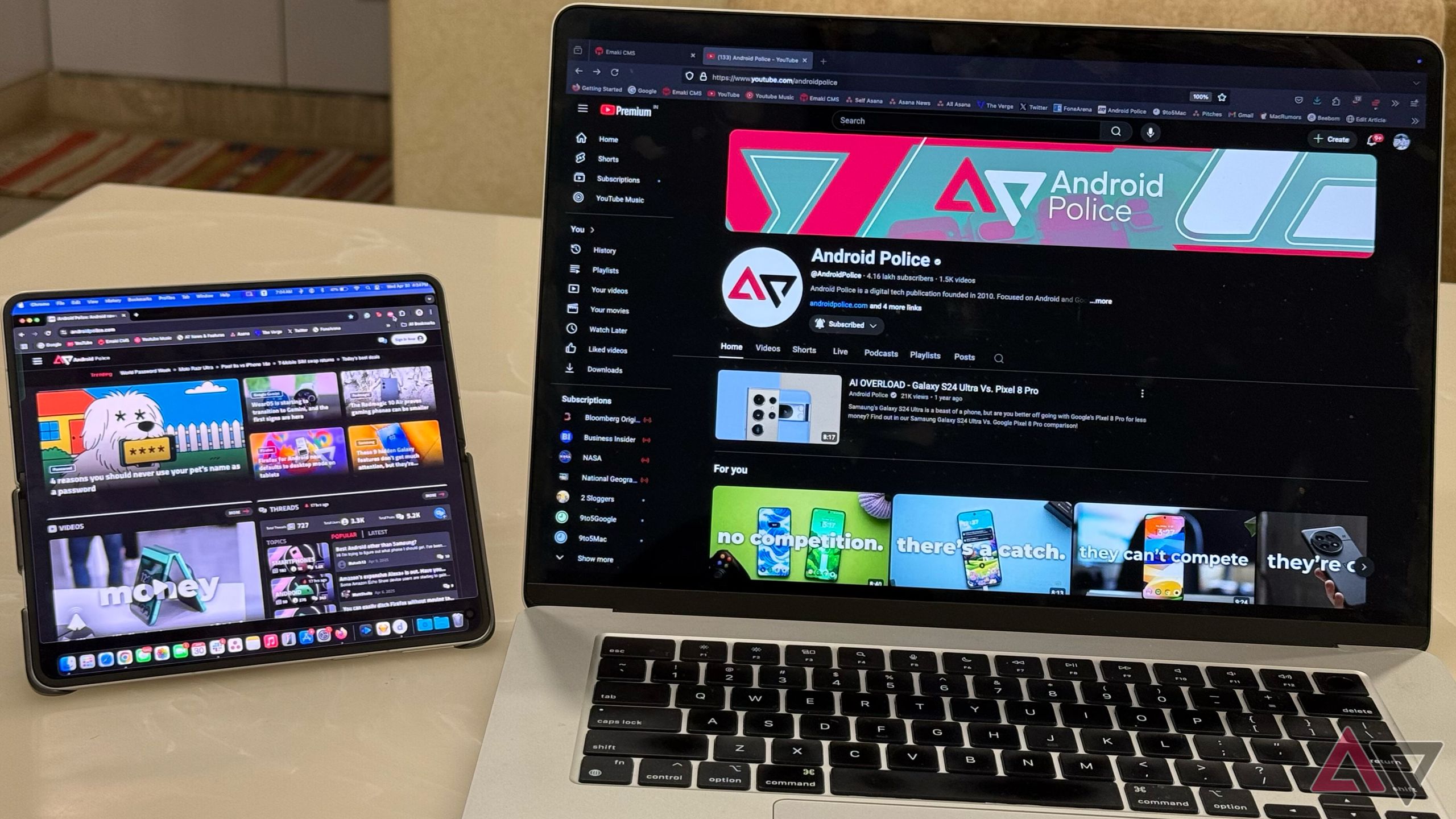 ДУТ -дисплей, що працюють на Android та Mac