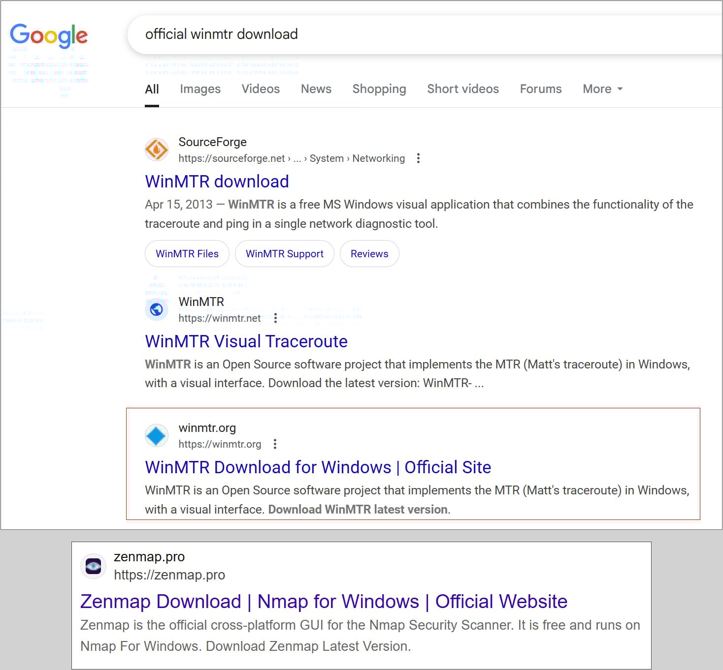 Результати пошуку Google