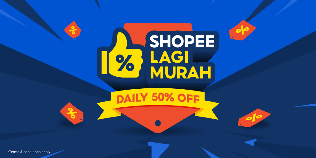 Насолоджуйтесь щоденними знижками на 50% на ваші покупки з Shopee Lagi Murah