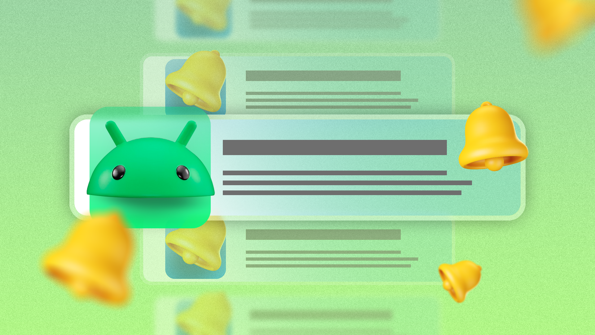 Ілюстрація деяких сповіщень Android.