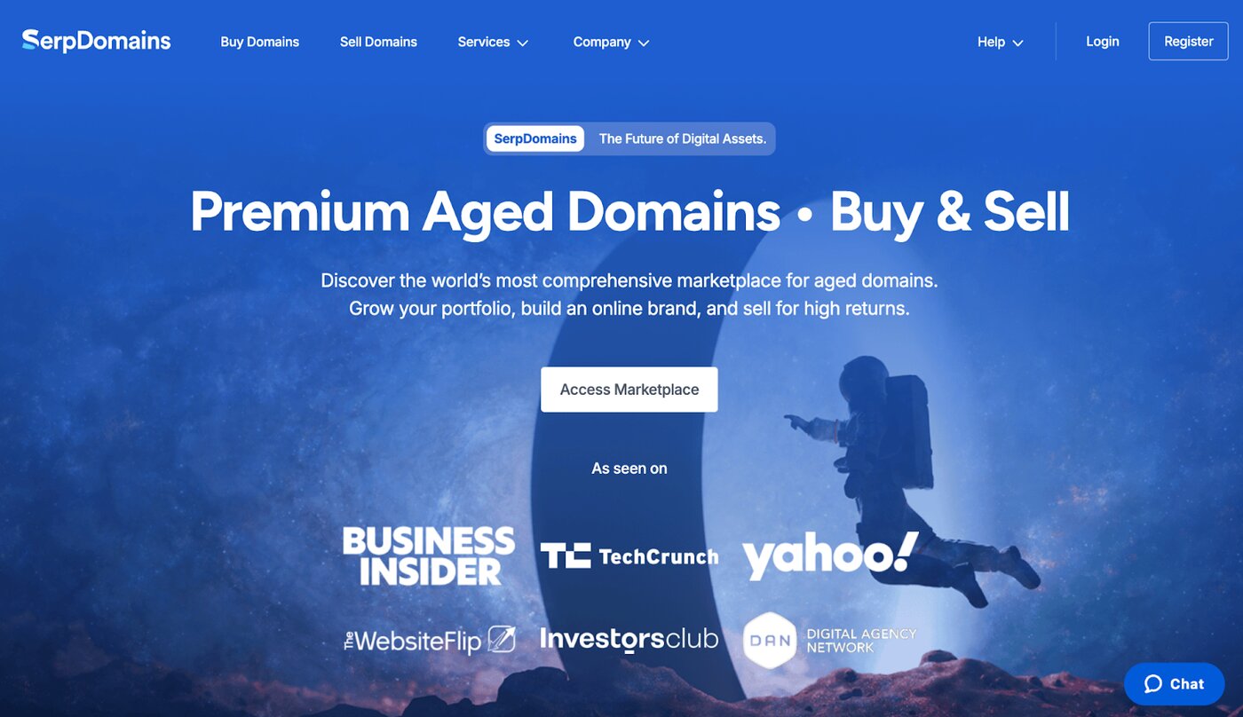 Serpdomains - це преміальний ринок для перевірених доменів, заснованих у 2019 році професіоналами SEO та інвесторами домену.
