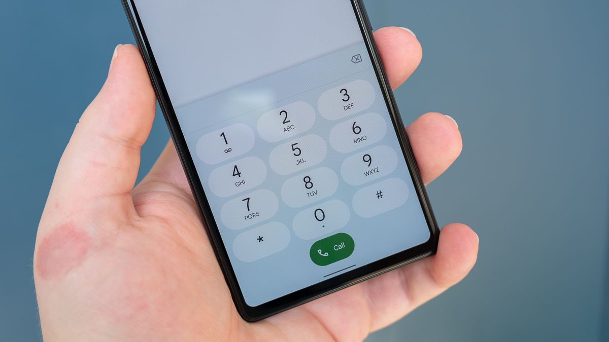 Телефонний додаток та набору телефонів Google Pixel 6A