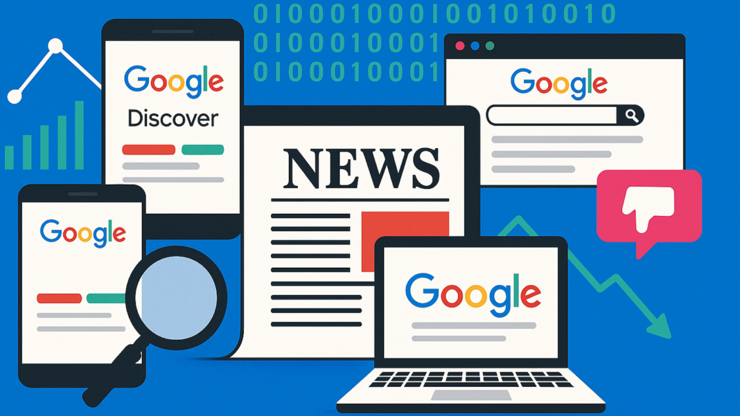 Google трафік до видавців новин стабільно, але це не традиційний пошук
