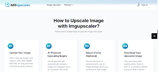 Як миттєво перетворюють візуальні зображення ImgupScaler AI Image Upscaler & Video Enhancer Transform
