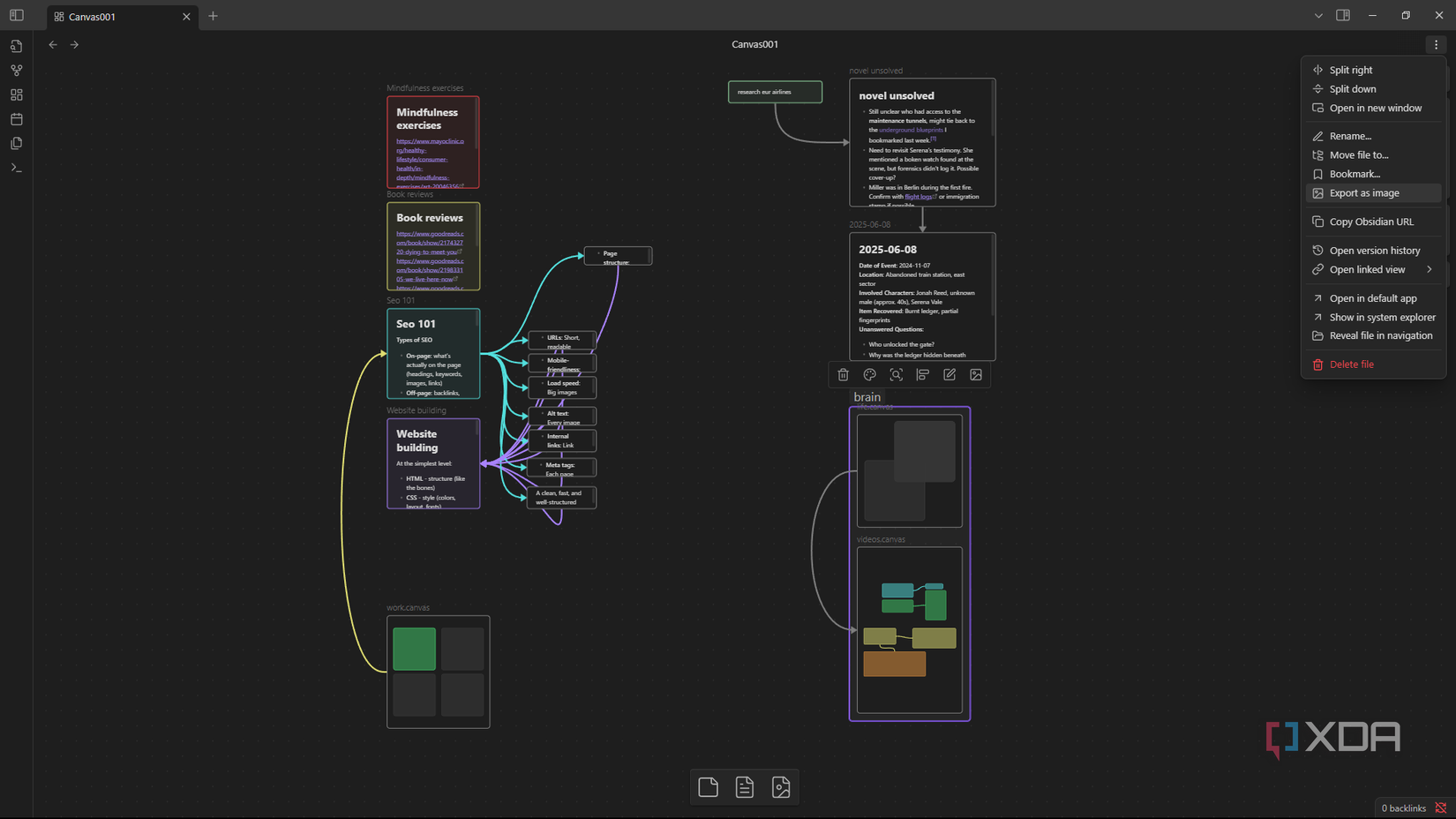Обсидіанське полотно експорт зображення