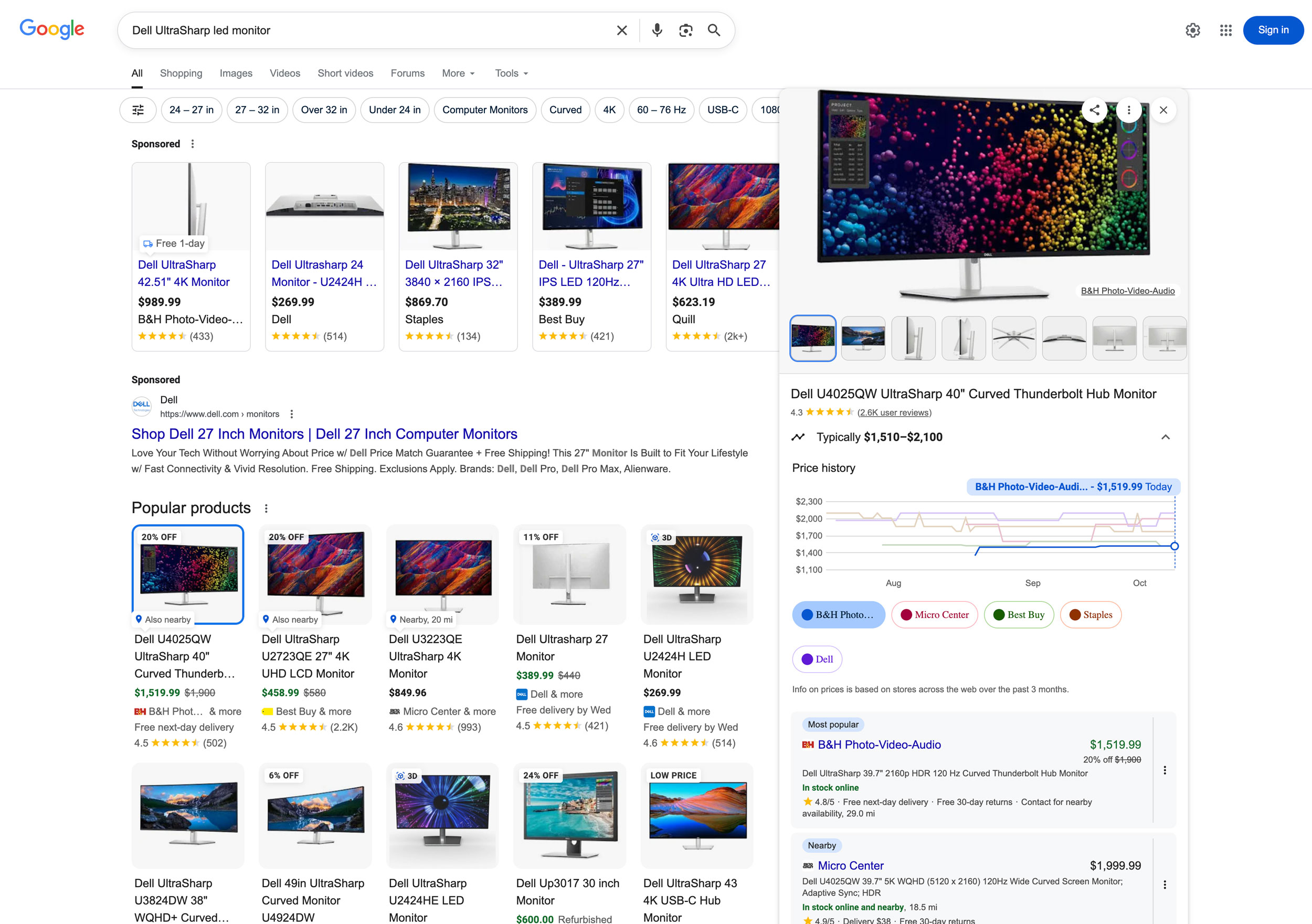 Відстеження цін Google Конкуренти