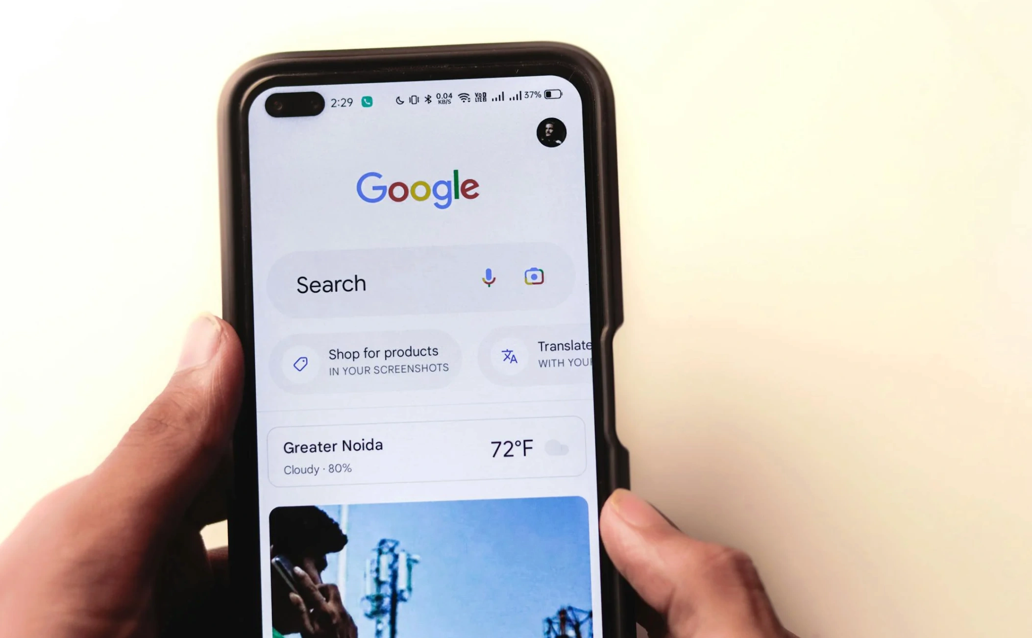 Google на телефоні