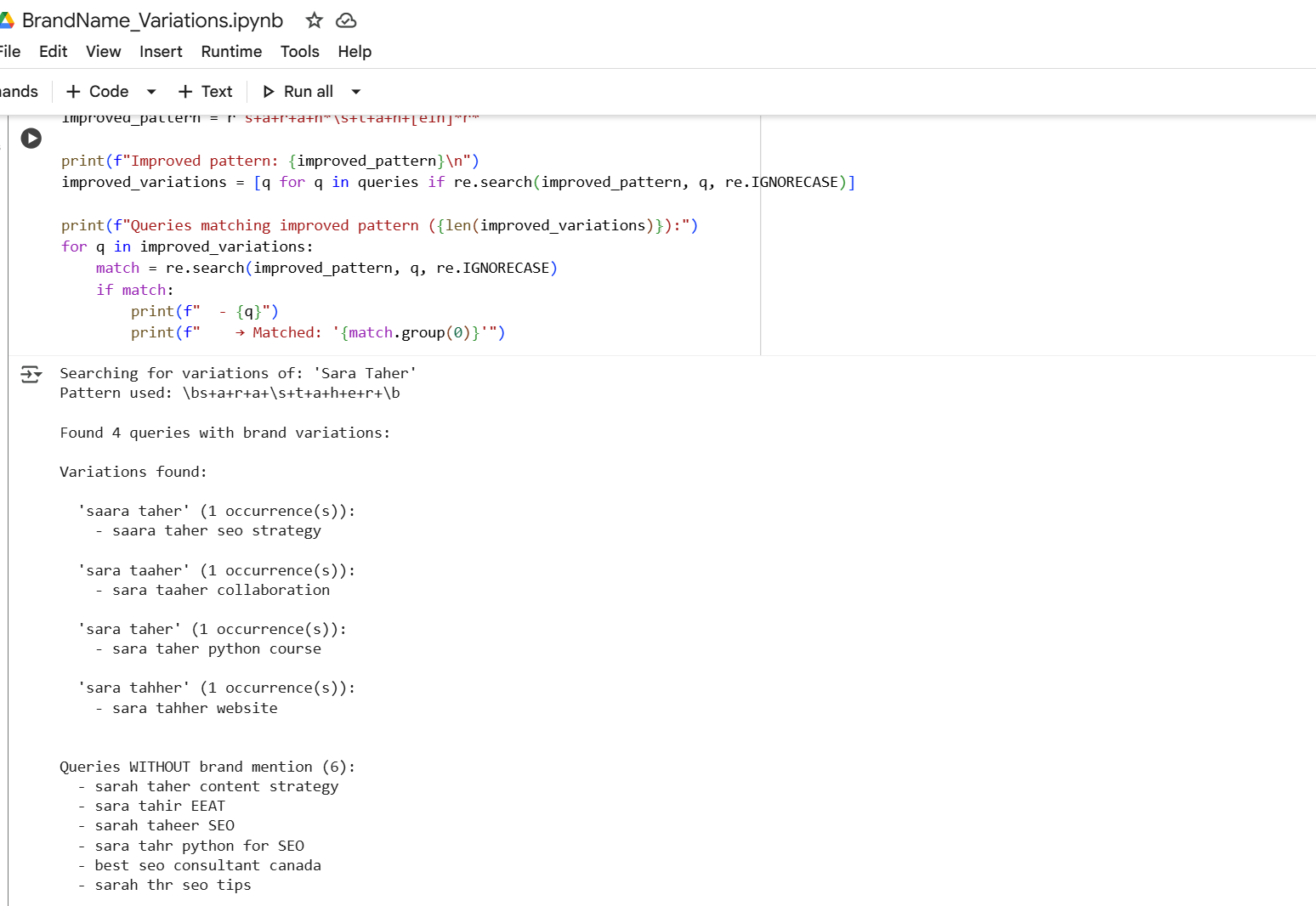 Google Colab – BrandName_Variations