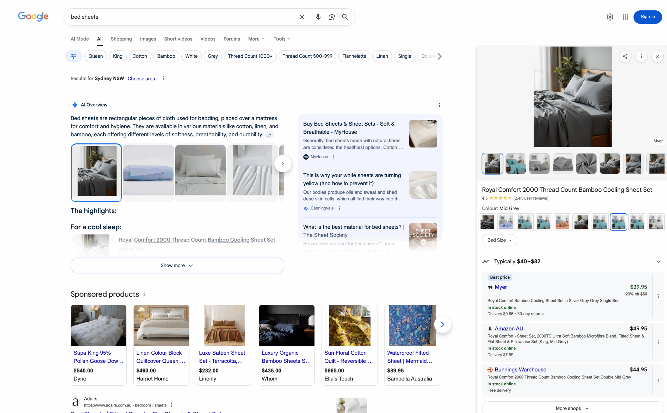 Безкоштовні оголошення Google, які відображаються вгорі оглядів Ai, як зображення