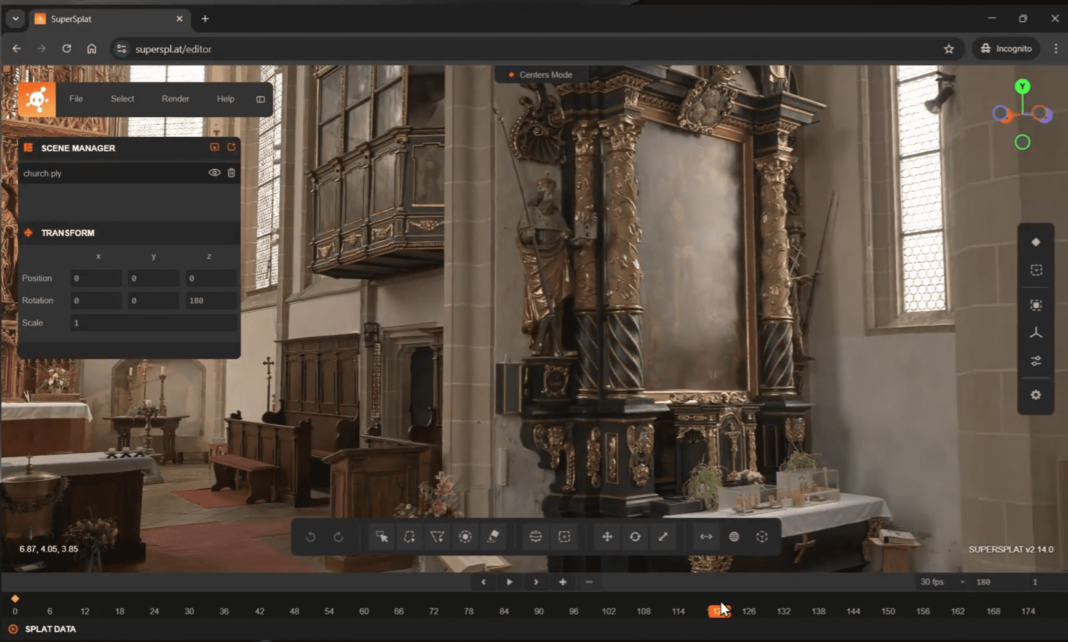 SuperSplat 2.14 додає повний експорт відео
