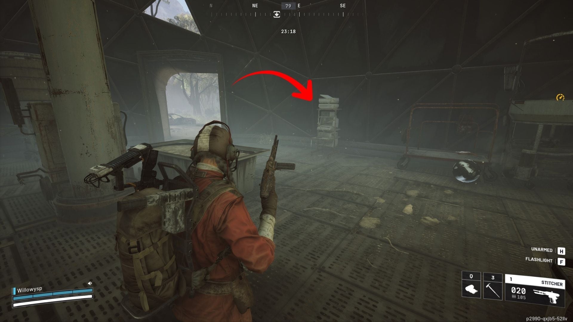 Зображення, на якому показано комп’ютер у квесті Untended Garden для Arc Raiders