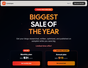 Contentpen Угода Чорної п’ятниці